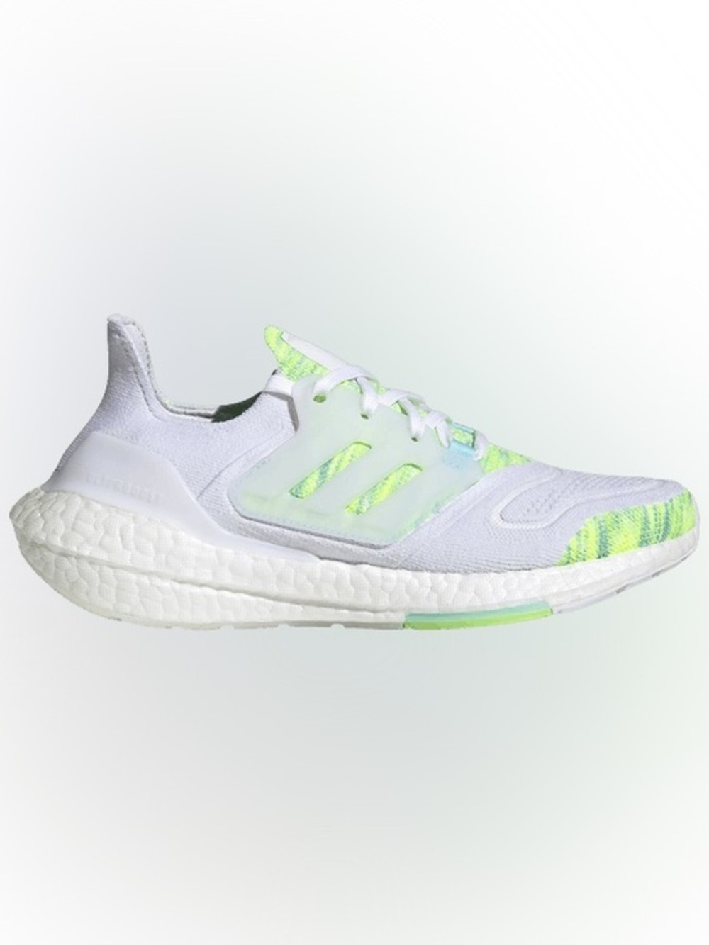 Adidas Ultraboost 22 Women's Running Shoes Size 7.5 Sneakers white yellow blue
